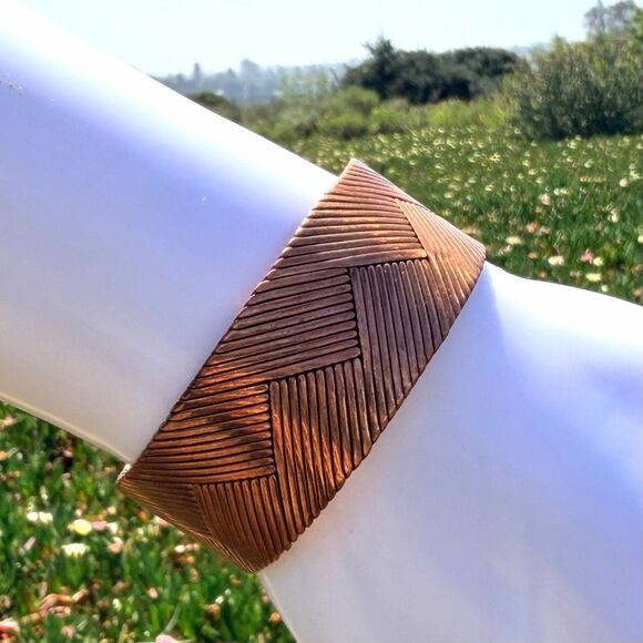 Vintage Copper Cuff Bracelet Jewelry - Vintage Copper Cuff Bracelet